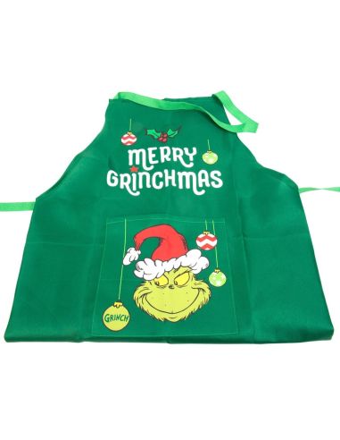 Delantal The Grinch - Delantal Christmas Grinch