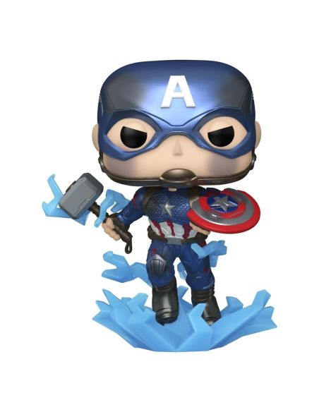 FUNKO POP! Capitán América 1198 Edición Especial Glows in the Dark - Marvel