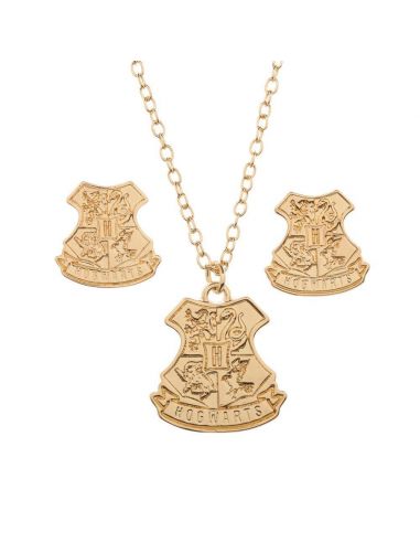 Joyero con Pendientes y Collar Hogwarts - Harry Potter