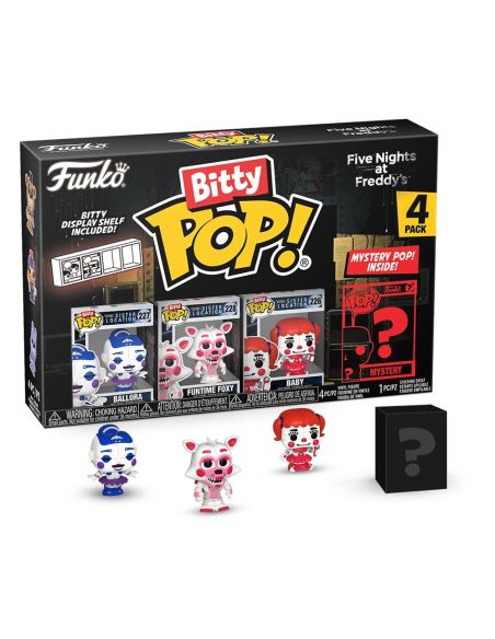 Pack de 4 Figuras Bitty POP! Five Nights at Freddy's Ballora