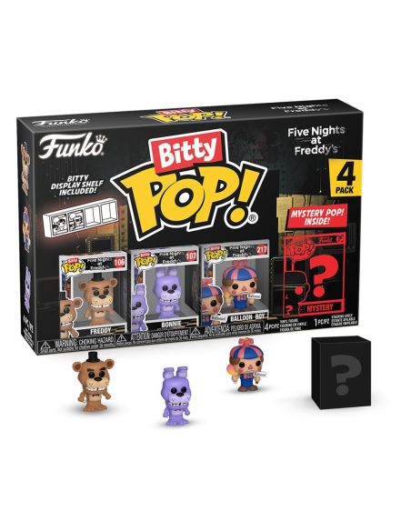 Pack de 4 Figuras Bitty POP! Five Nights at Freddy's Freddy