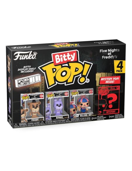 Pack de 4 Figuras Bitty POP! Five Nights at Freddy's Freddy