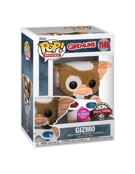 Funko Pop! Gizmo 1146 Edición Especial  Flocked - Los Gremlins