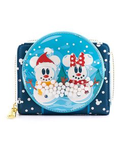 Monedero Mickey & Minnie muñecos de nieve - Monedero Loungefly