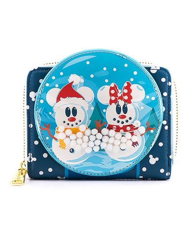 Monedero Mickey & Minnie muñecos de nieve - Monedero Loungefly