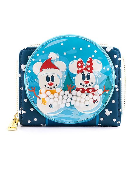 Monedero Mickey & Minnie muñecos de nieve - Monedero Loungefly