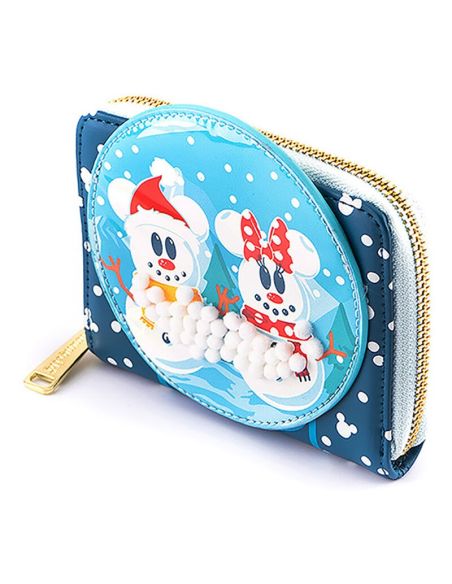 Monedero Mickey & Minnie muñecos de nieve - Monedero Loungefly