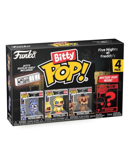 Pack de 4 Figuras Bitty POP! Five Nights at Freddy's Bonnie