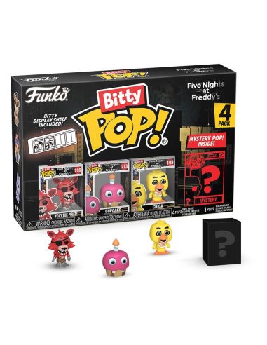 Pack de 4 Figuras Bitty POP! Five Nights at Freddy's Foxy