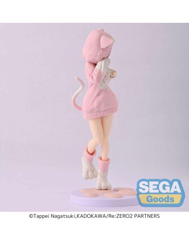 Figura Re:Zero Starting Life in Another World Estatua Luminasta PVC Ram Mofumofu Pack 21 cm