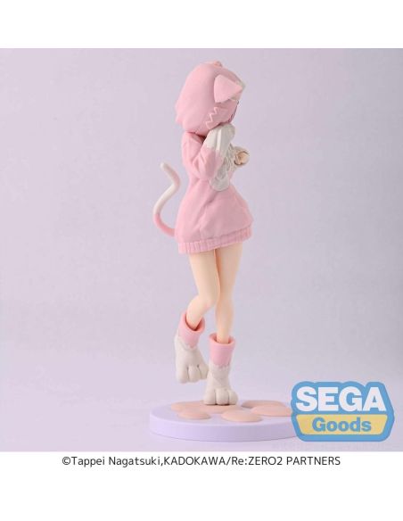 Figura Re:Zero Starting Life in Another World Estatua Luminasta PVC Ram Mofumofu Pack 21 cm