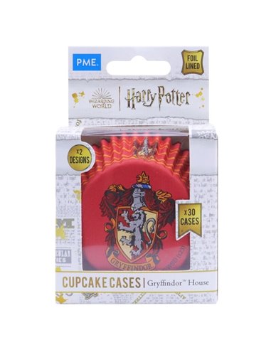 Pack 30 cápsulas de papel Escudo de Gryffindor 3 x 5,2 cm
