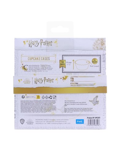 Pack 60 cápsulas de papel Harry Potter 3 x 5,2 cm