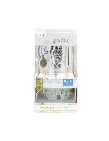 Set decoración cupcakes capsulas y toppers (24) Draco Malfoy
