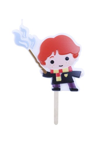 Vela de cumpleaños personaje Ron Weasley 10 cm