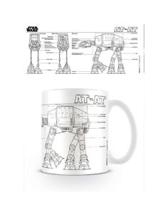 Taza Plano AT-AT - Taza Star Wars