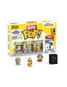 Pack de 4 Figuras Bitty POP! Minions Skating Stuart