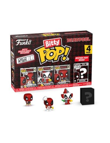 Pack de 4 Figuras Bitty POP! Deadpool BBK Marvel