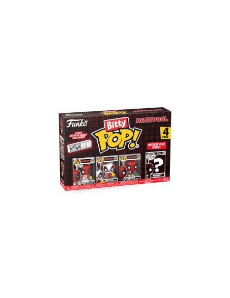 Pack de 4 Figuras Bitty POP! Deadpool BBK Marvel