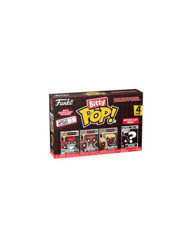 Pack de 4 Figuras Bitty POP! Deadpool Heavy Marvel