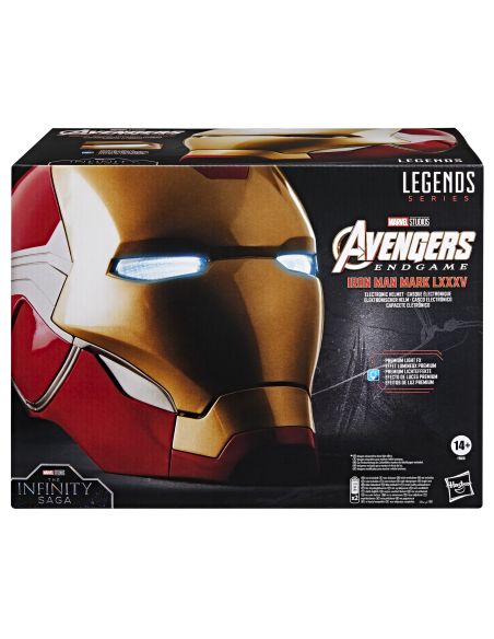 Réplica Casco Iron Man Electrónica 1:1 - Marvel Legends - Marvel