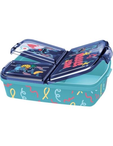 Fiambrera múltiple Stitch 3 compartimentos