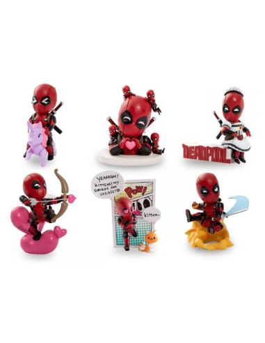 Figura Sorpresa Deadpool Marvel - Expositor Yume Hero Box Deadpool