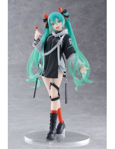 Figura Hatsune Miku Wonderland Estatua PVC Fashion Punk Ver. 18 cm