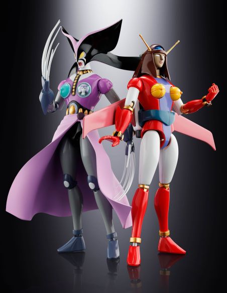 Great Mazinger Figuras Diecast Soul of Chogokin GX-114 Janus & GX-12R Venus A Set 17 cm