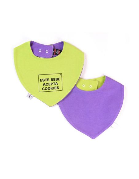 Babero Este bebé acepta Cookies
