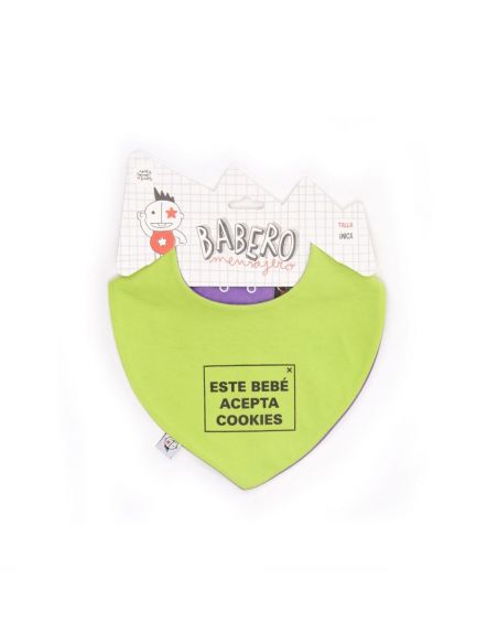Babero Este bebé acepta Cookies