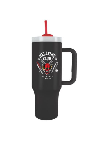 Vaso Stranger Things Acero inoxidable Hellfire Club 1130 ml