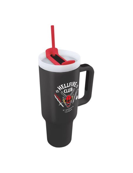 Vaso Stranger Things Acero inoxidable Hellfire Club 1130 ml