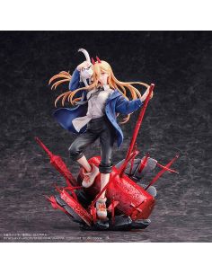 Figura Chainsaw Man - Estatua 1/7 Power & Meowy 28 cm 2