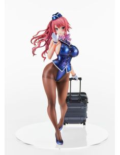 Original Character Figura PVC Tight na Oshigoto Work 3: Cabin Attendant Aya Saionji 25 cm