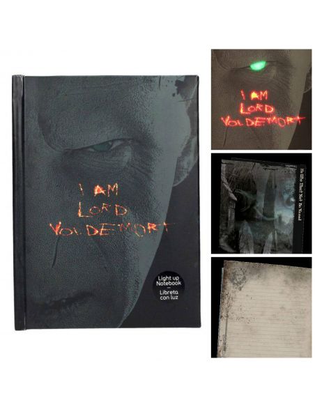 Libreta con luz Lord Voldemort - Harry Potter
