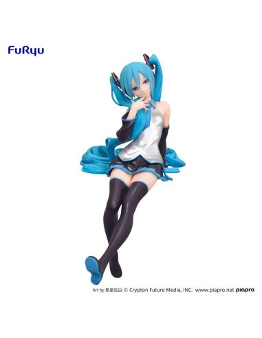 Figura Hatsune Miku Estatua PVC Noodle Stopper Kuroboshi Kouhaku Ver. (re-run) 14 cm