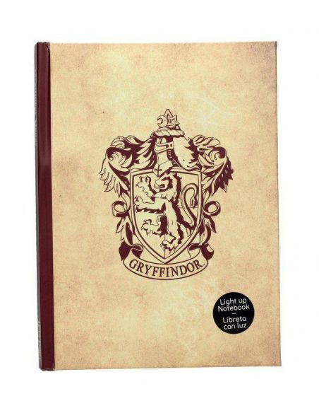 Libreta con luz Gryffindor - Harry Potter