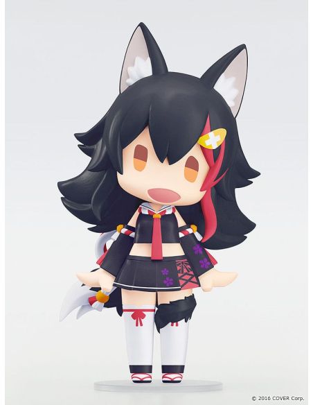 Figura Hololive Production HELLO! GOOD SMILE Shirakami Ookami Mio 10 cm