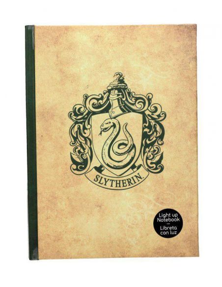 Libreta con luz Slytherin - Harry Potter