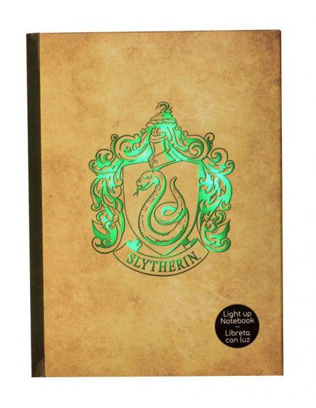 Libreta con luz Slytherin - Harry Potter