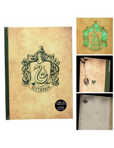 Libreta con luz Slytherin - Harry Potter