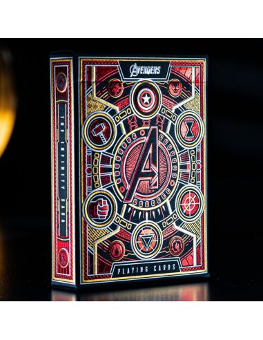 Baraja de cartas Los Vengadores Red Version