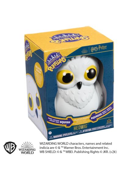 Harry Potter Figura Antiestrés Squishy Pufflums Hedwig 18 cm
