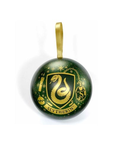 Bola de Navidad con collar Slytherin -  Decoración Harry Potter