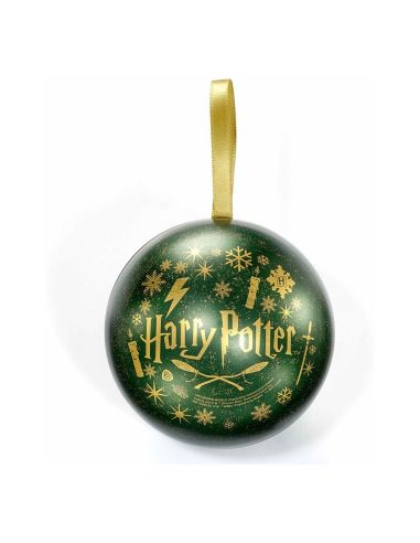 Bola de Navidad con collar Slytherin -  Decoración Harry Potter