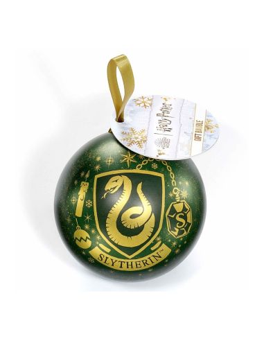 Bola de Navidad con collar Slytherin -  Decoración Harry Potter