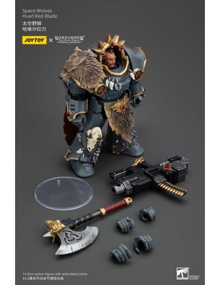 Figura 1/18 Space Wolves Hvarl Red-Blade 14 cm Warhammer The Horus Heresy