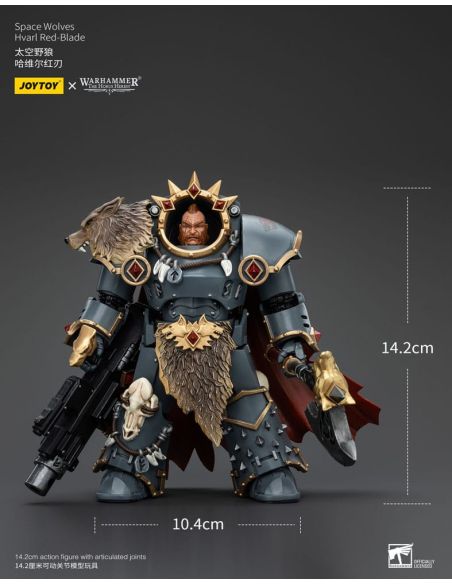 Figura 1/18 Space Wolves Hvarl Red-Blade 14 cm Warhammer The Horus Heresy