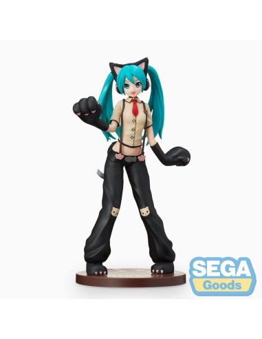 Figura Hatsune Miku Kitty Cat 23 cm Hatsune Miku Project DIVA Arcade Future Tone